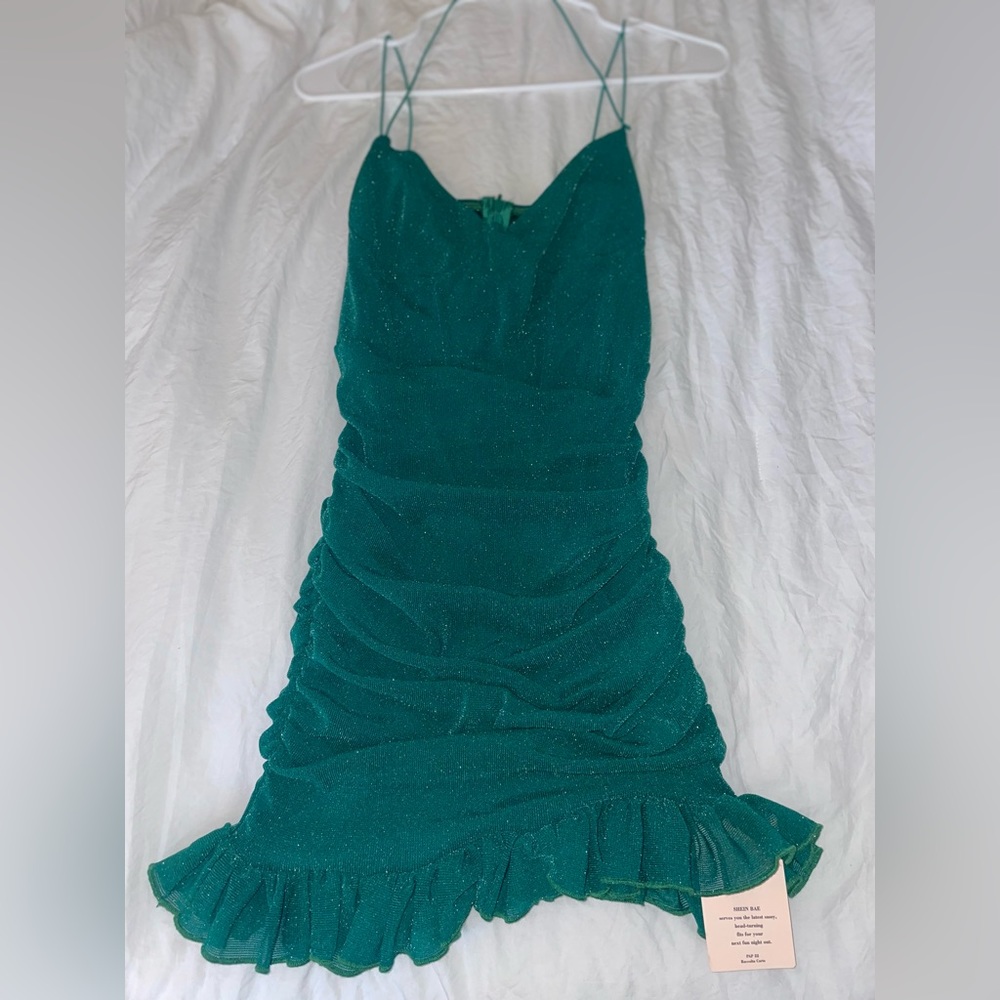 Brand new green sparkly dress